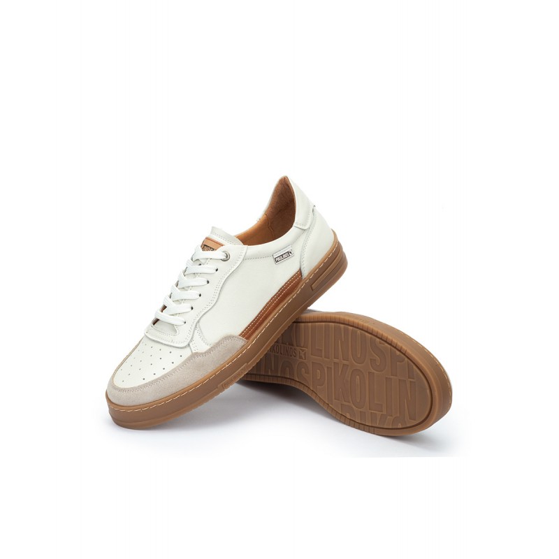 Deportivo con cordones para hombre Pikolinos XATIVA M1K beige