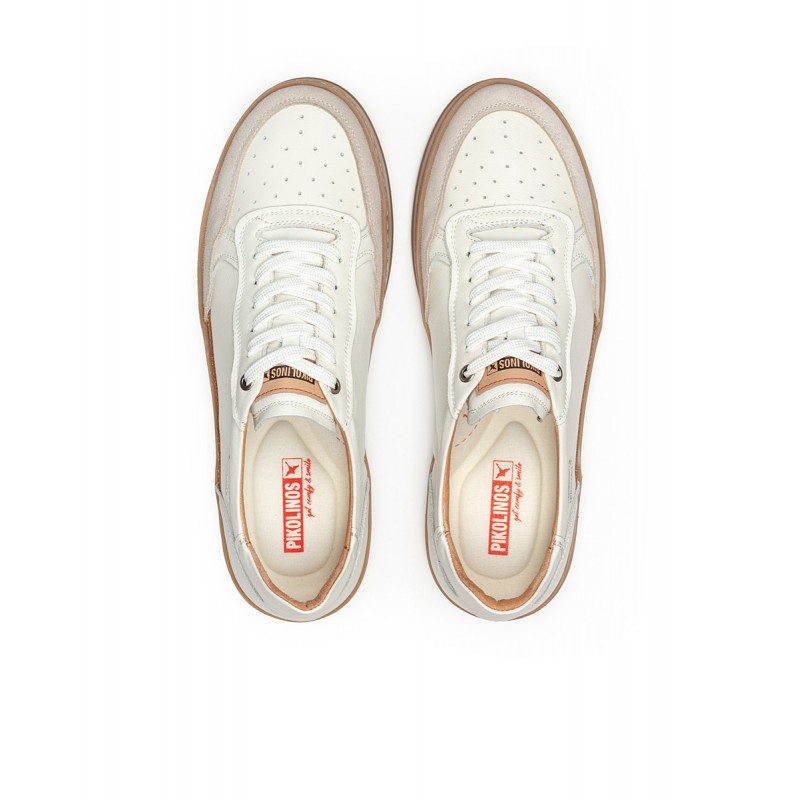 Deportivo con cordones para hombre Pikolinos XATIVA M1K beige
