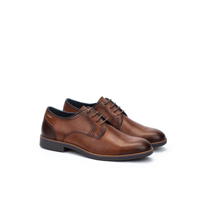 Zapatos cordones Pikolinos LEON M4V marrón