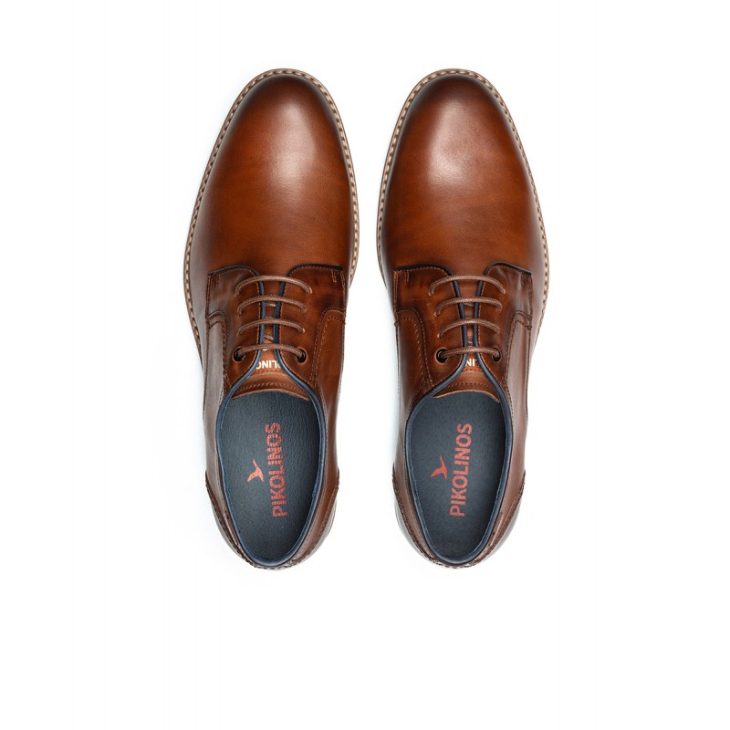 Zapatos cordones Pikolinos LEON M4V marrón