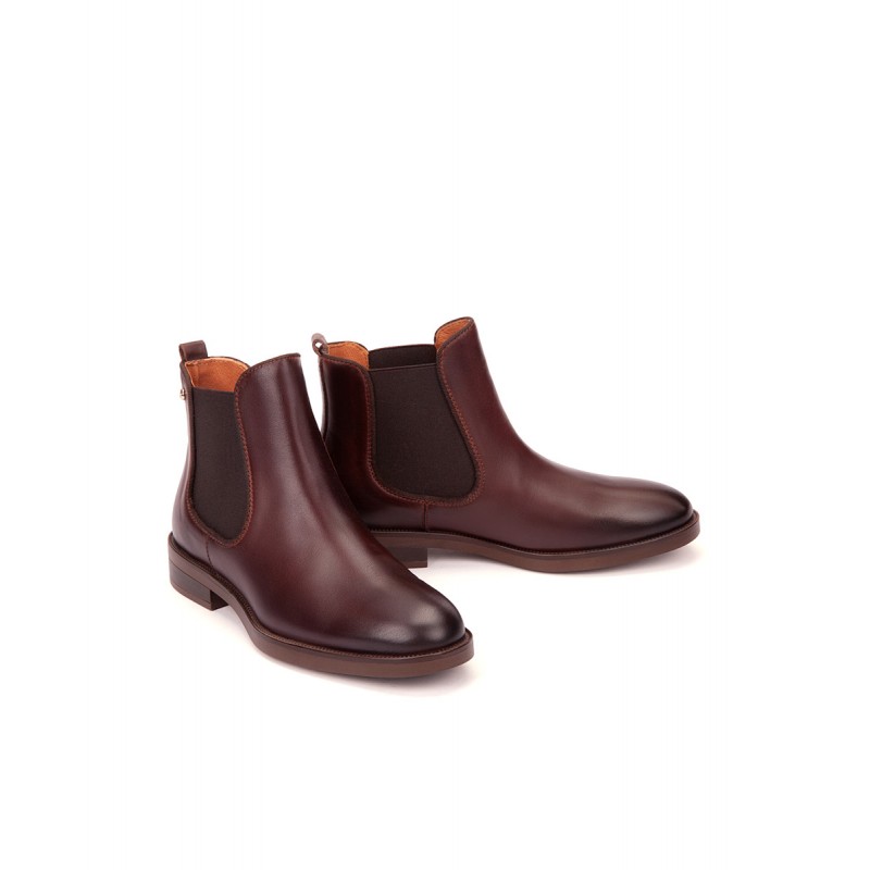 Botines planos Pikolinos PUERTOLLANO W3C marrón