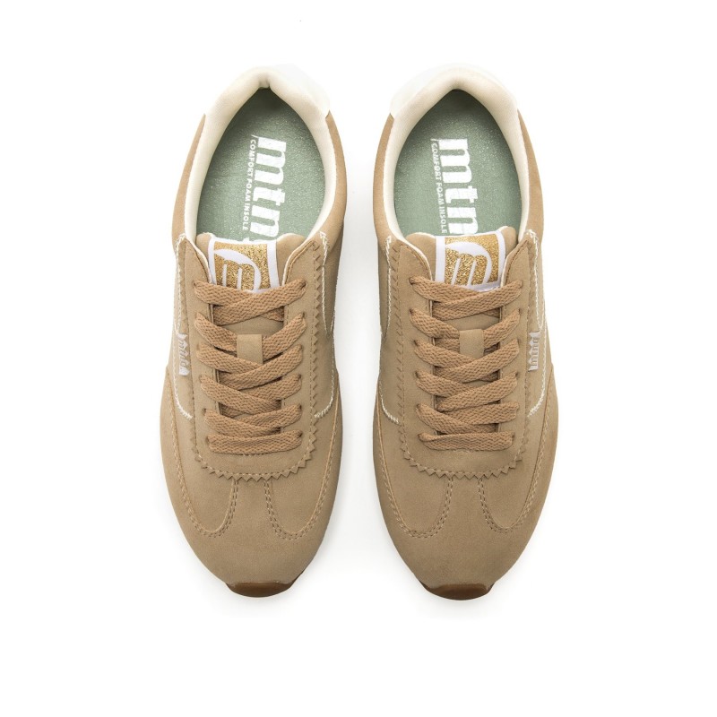 deportivas Casual de Mujer MTNG JANET Beige 61766