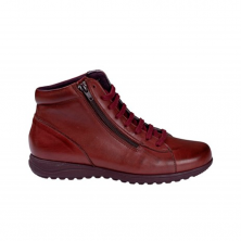 Botines Planos Mujer Pitillos 20214 Burdeos