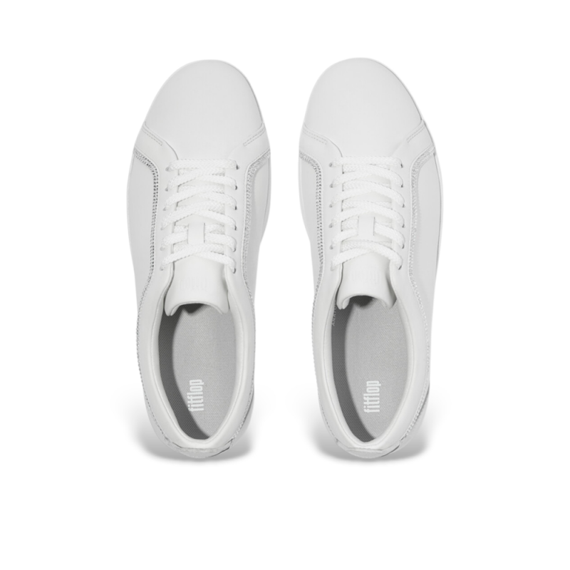Sneakers Mujer Fitflop Rally Crystal-trim Blanco