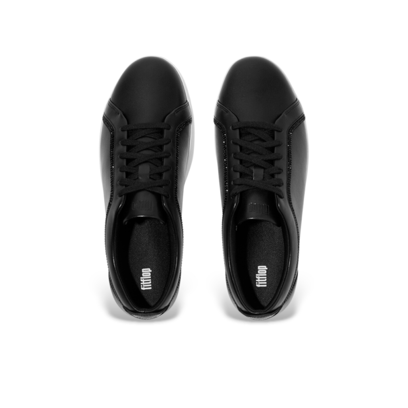 Sneakers Mujer Fitflop Rally Crystal-trim Negro