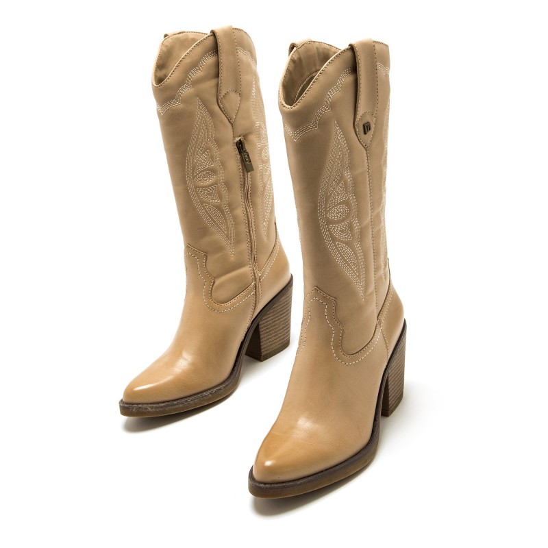 Botas Casual de Mujer MTNG TIJUANA Beige 61725