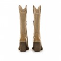 Botas Casual de Mujer MTNG TIJUANA Beige 61725