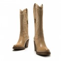 Botas Casual de Mujer MTNG TIJUANA Beige 61725