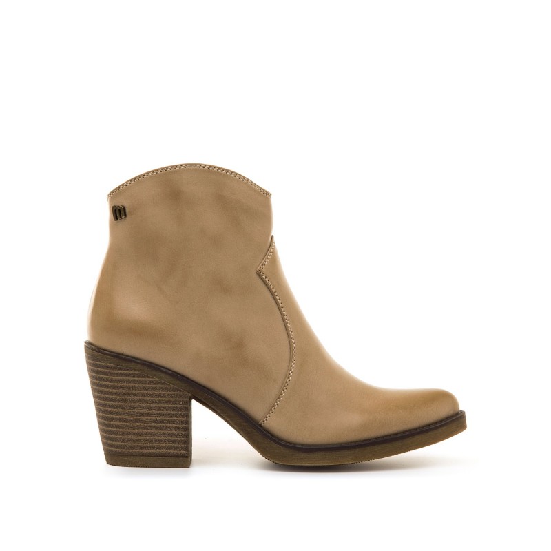 Botines Casual de Mujer MTNG TIJUANA Beige 61727
