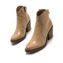 Botines Casual de Mujer MTNG TIJUANA Beige 61727