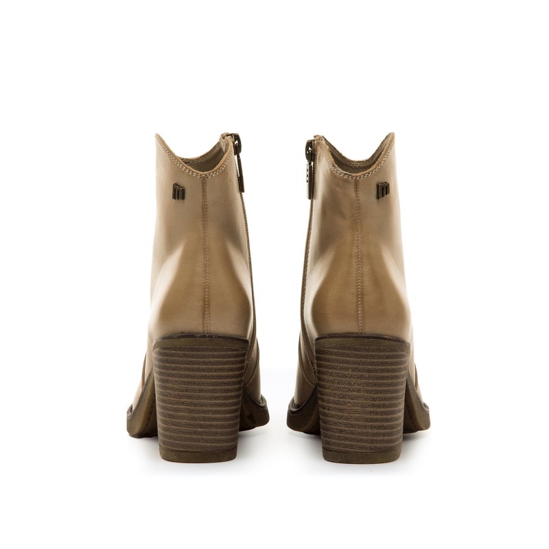 Botines Casual de Mujer MTNG TIJUANA Beige 61727