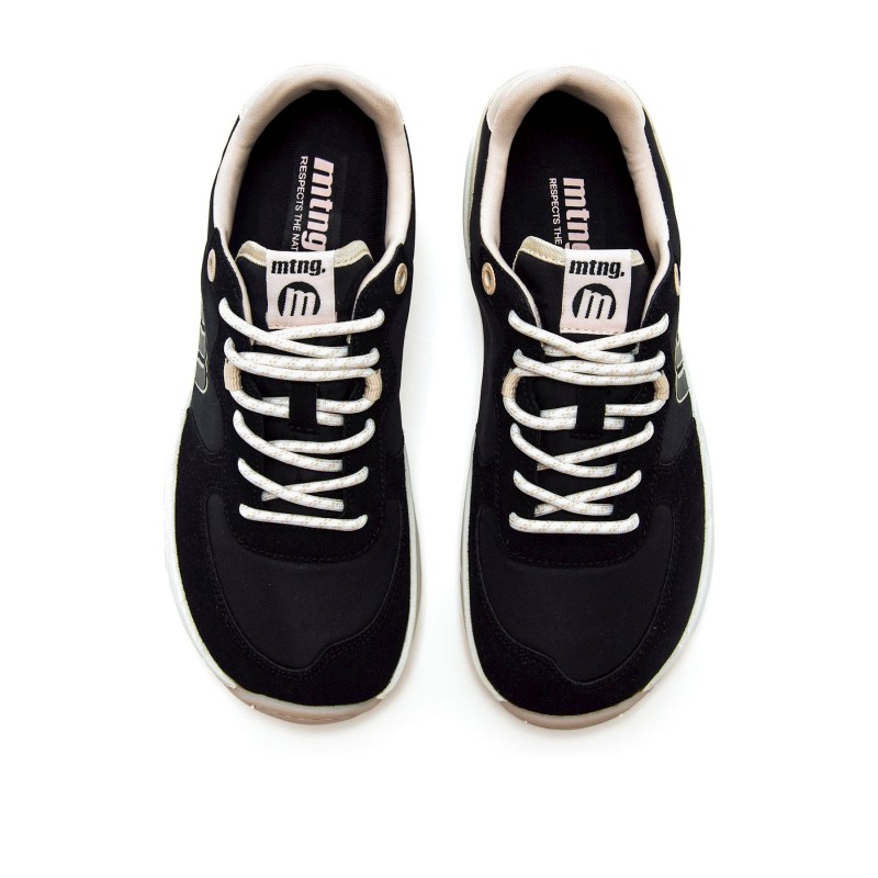 deportivas Casual de Mujer MTNG FREE-APOLO Negro 61751