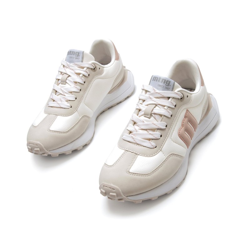 deportivas Casual de Mujer MTNG ZINC Beige 61747