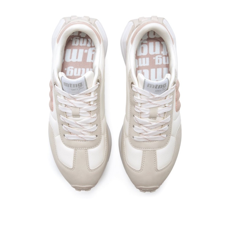 deportivas Casual de Mujer MTNG ZINC Beige 61747