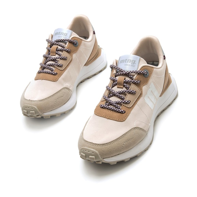 deportivas Casual de Mujer MTNG ZINC Beige 61743