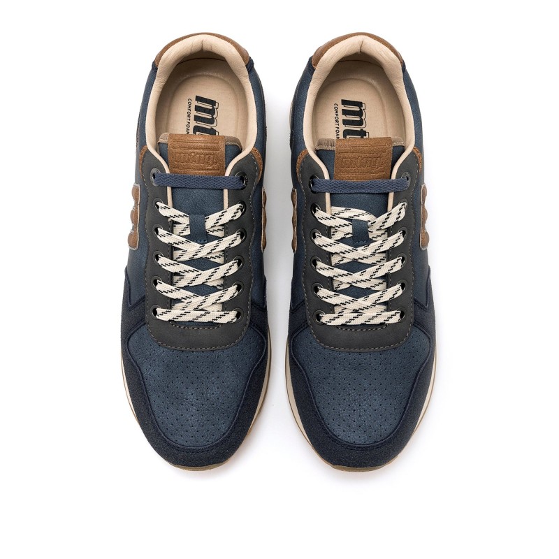 deportivas Casual de Hombre MTNG PORLAND Azul 61786