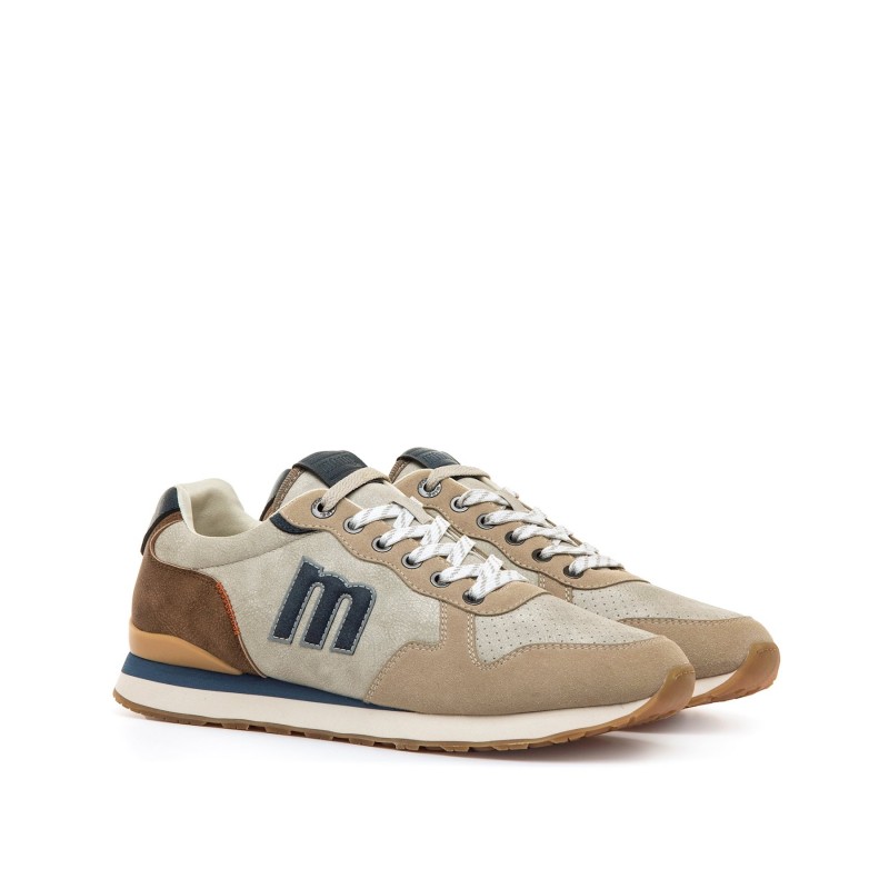 deportivas Casual de Hombre MTNG PORLAND Beige 61788