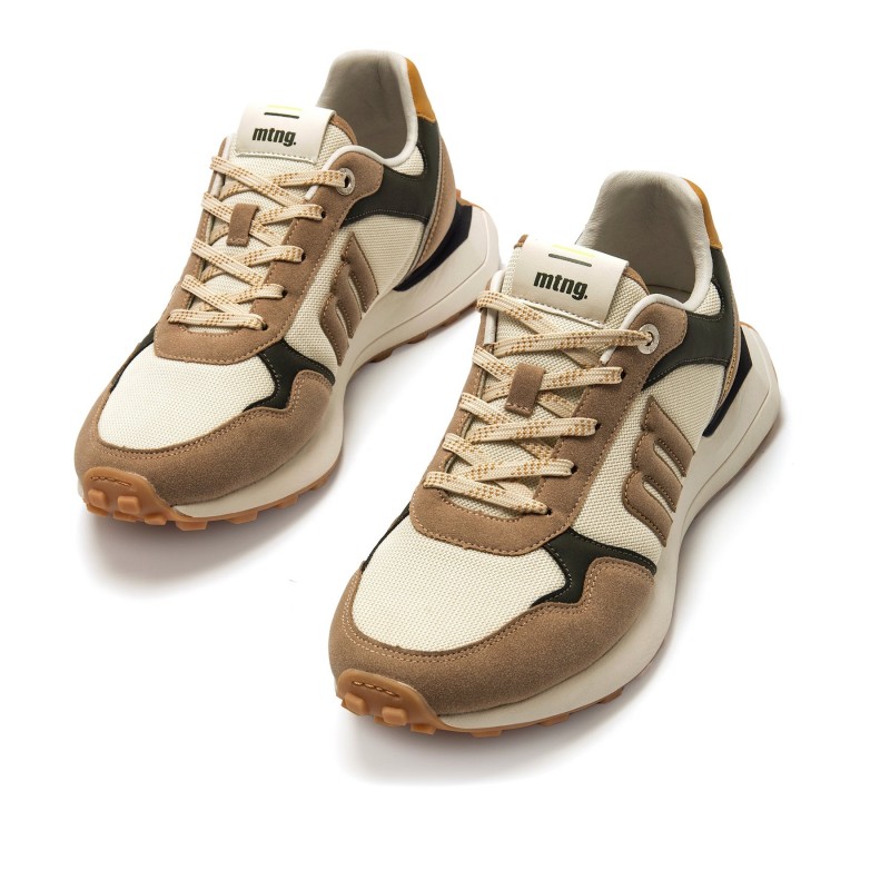 deportivas Casual de Hombre MTNG ZINC Beige 61791