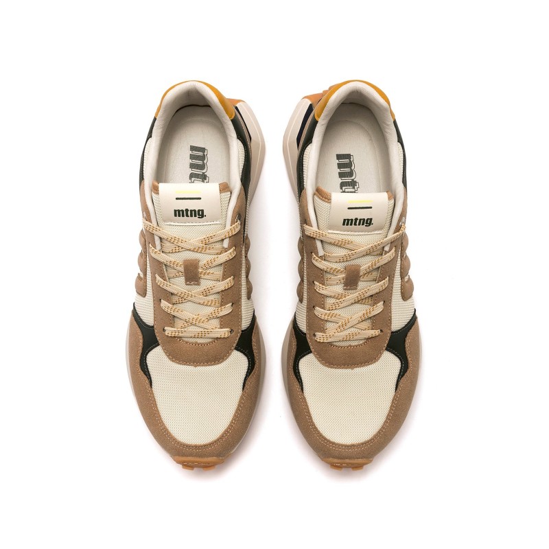deportivas Casual de Hombre MTNG ZINC Beige 61791