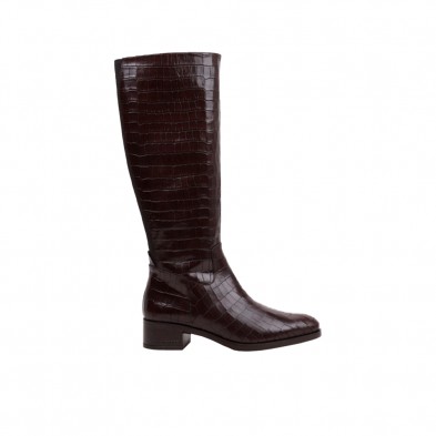 Botas Planas Mujer Wonders 1808 Marron