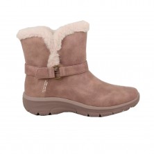 Botas Planas Mujer Skechers Easy Going - Dreamers Luxe Vis Taupe