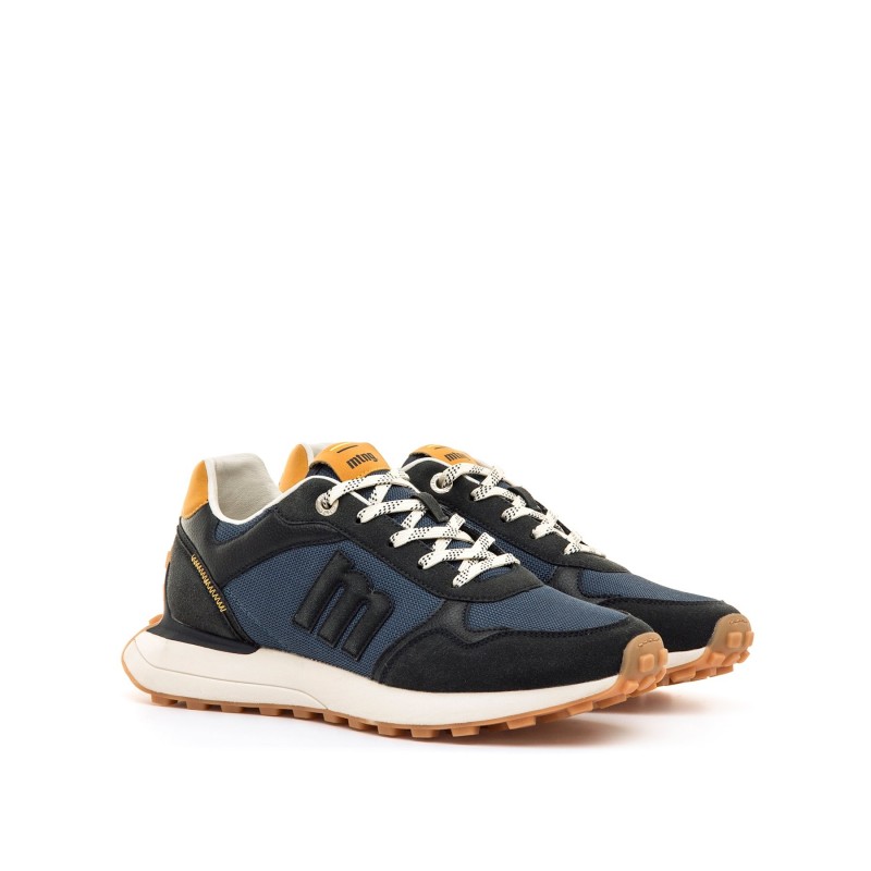 deportivas Casual de Hombre MTNG ZINC Azul 62007