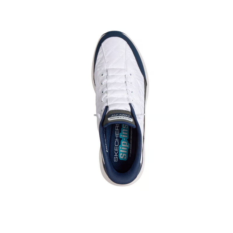 Sneakers Hombre Skechers Contour Foam - Cozy Fit Blanco-azul