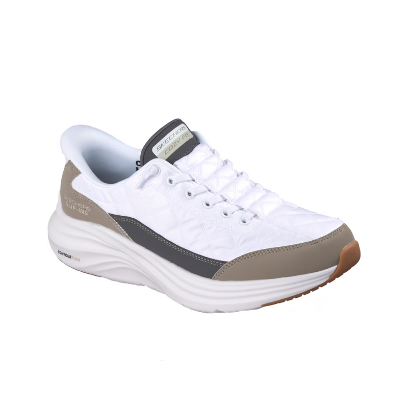 Sneakers Hombre Skechers Contour Foam - Cozy Fit Blanco-beig