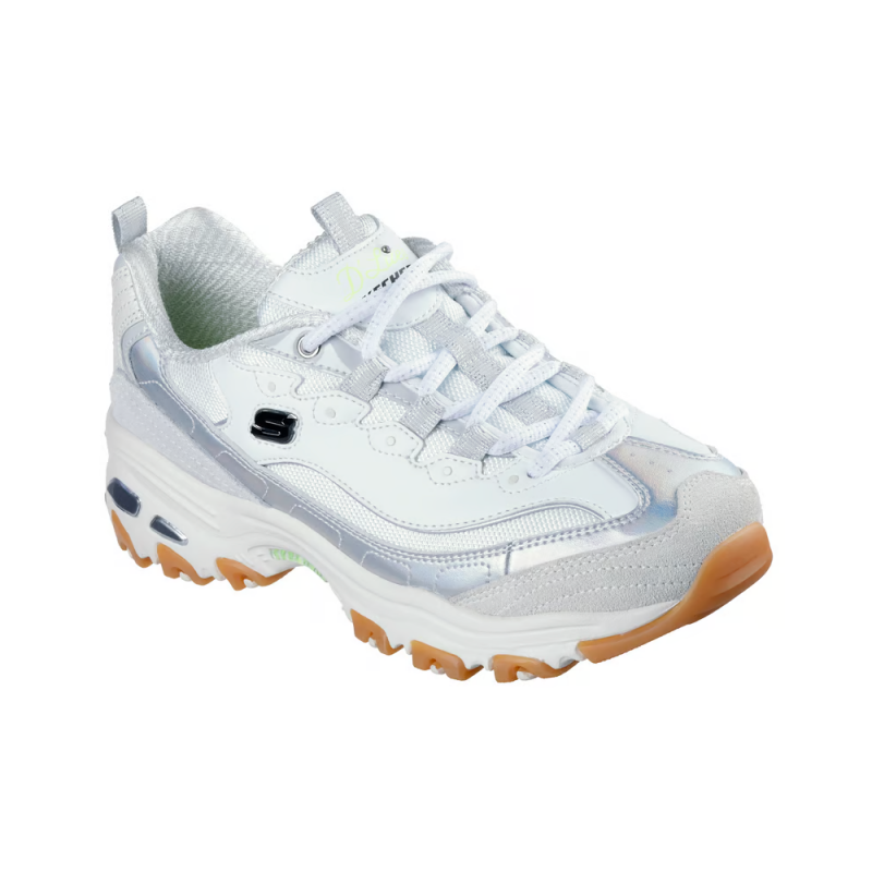 Sneakers Mujer Skechers D Lites Blanco