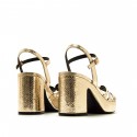 Sandalias Vestir de Mujer MTNG BRITT Oro 62205