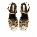 Sandalias Vestir de Mujer MTNG BRITT Oro 62205