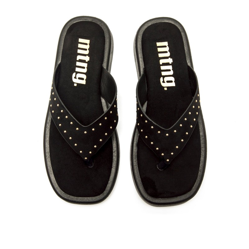 Sandalias Casual de Mujer MTNG MABY Negro 62532