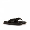 Sandalias Casual de Mujer MTNG MABY Negro 62532