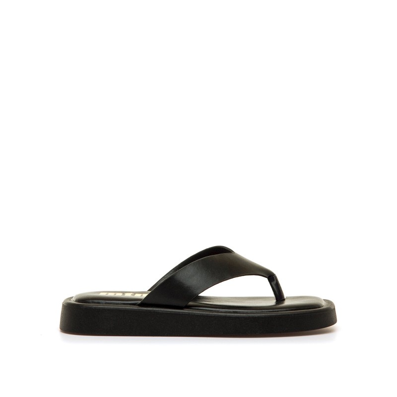 Sandalias Casual de Mujer MTNG MABY Negro 62456