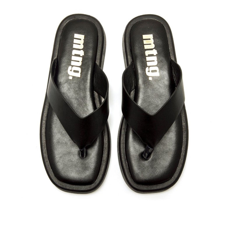 Sandalias Casual de Mujer MTNG MABY Negro 62456