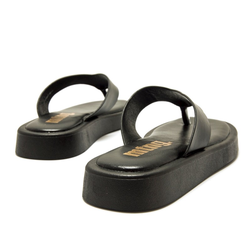 Sandalias Casual de Mujer MTNG MABY Negro 62456