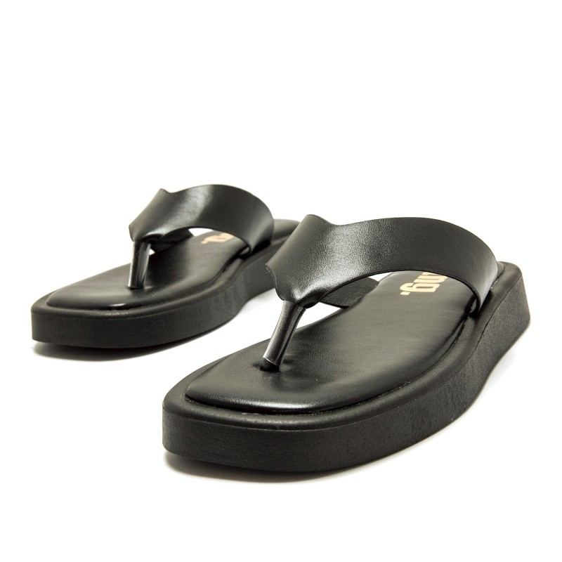 Sandalias Casual de Mujer MTNG MABY Negro 62456