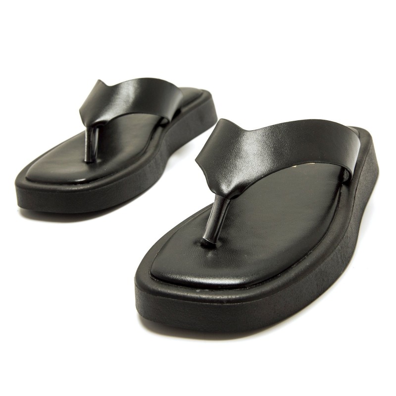 Sandalias Casual de Mujer MTNG MABY Negro 62456