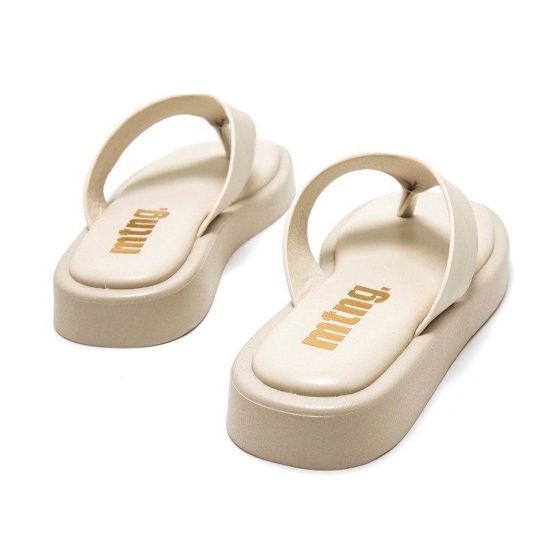Sandalias Casual de Mujer MTNG MABY Beige 62531