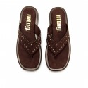 Sandalias Casual de Mujer MTNG MABY Marron 62533