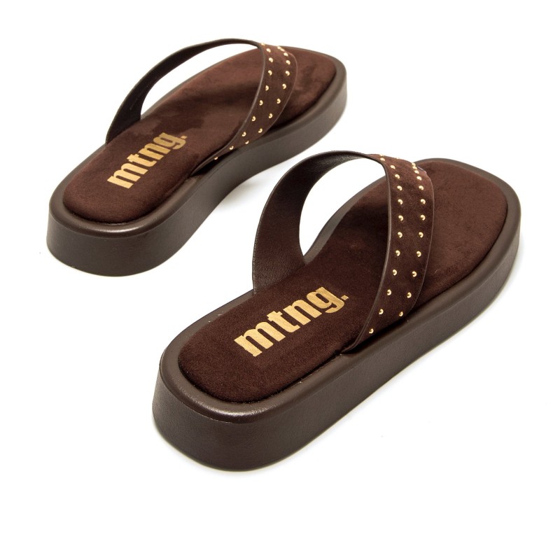 Sandalias Casual de Mujer MTNG MABY Marron 62533