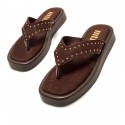 Sandalias Casual de Mujer MTNG MABY Marron 62533