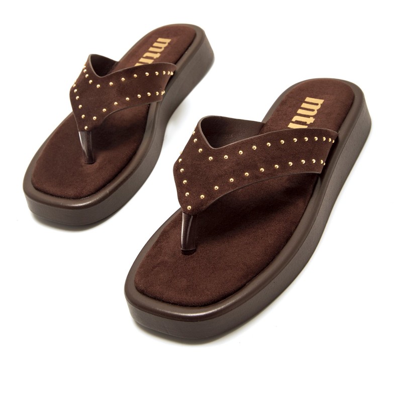 Sandalias Casual de Mujer MTNG MABY Marron 62533