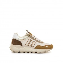 deportivas Casual de Mujer MTNG CLIMB Beige 62469