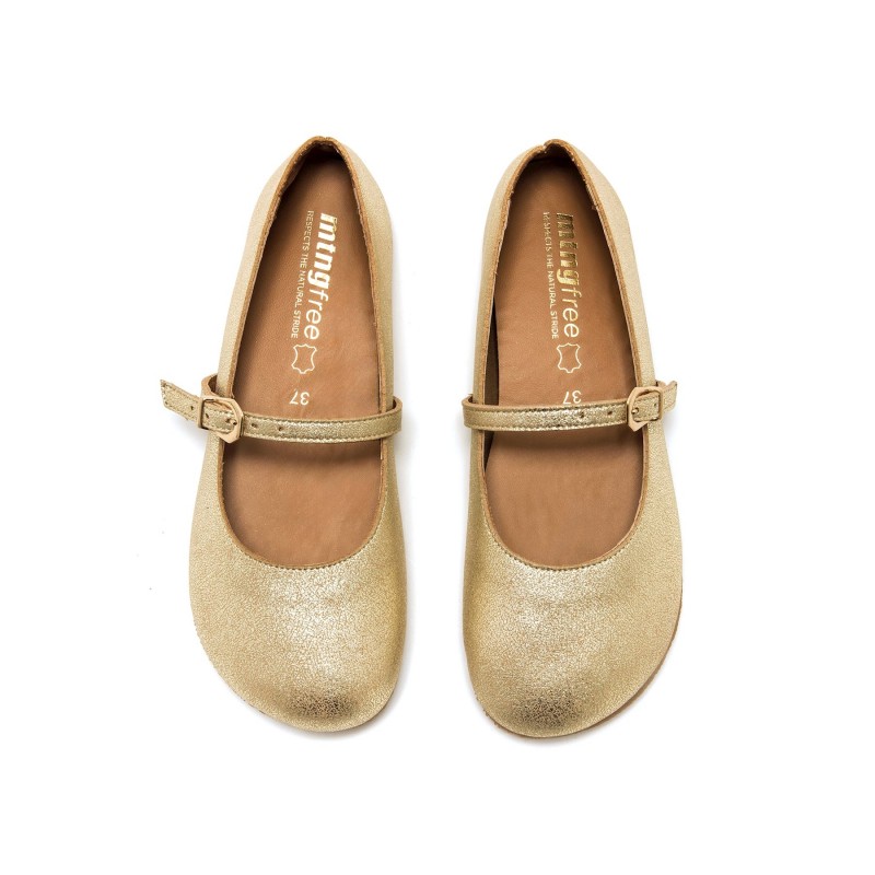 Zapatos Casual de Mujer MTNG FREE-MIA Oro 62798