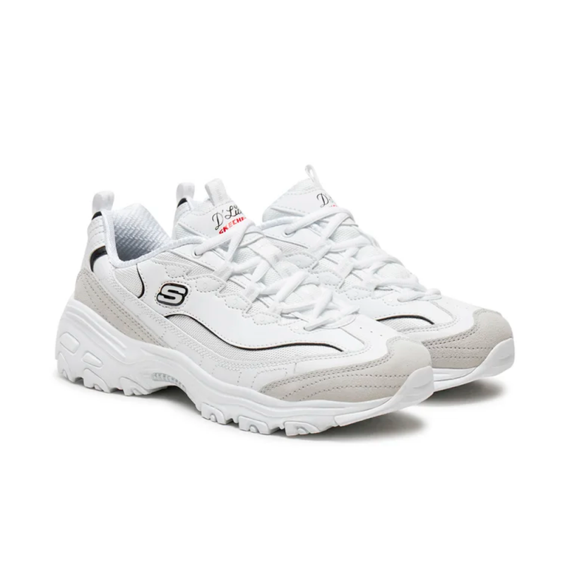 Sneakers Mujer Skechers D'lites - New Heat Blanco