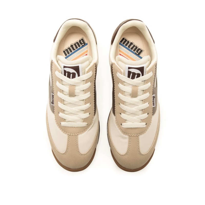 deportivas Casual de Mujer MTNG OLYMPIC Beige 62465
