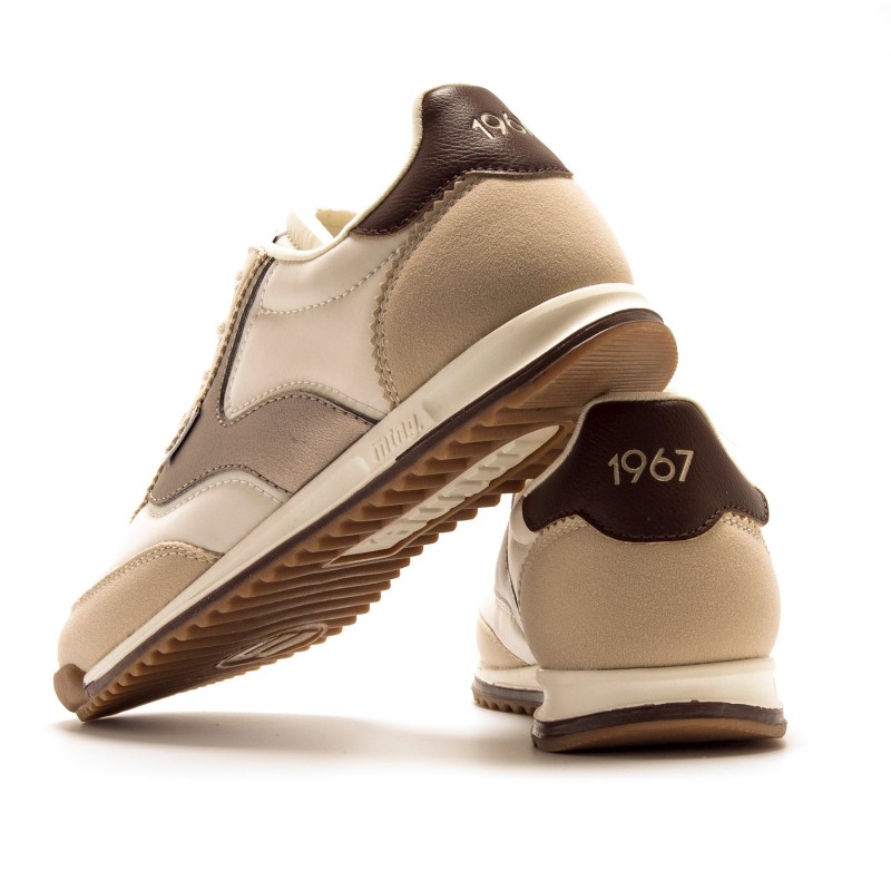 deportivas Casual de Mujer MTNG OLYMPIC Beige 62465