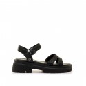 Sandalias Casual de Mujer MTNG ZURI Negro 62684