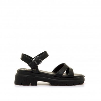 Sandalias Casual de Mujer MTNG ZURI Negro 62684